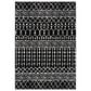 Safavieh Tulum TUL270 6" x 9" Black and Ivory Area Rug, , large