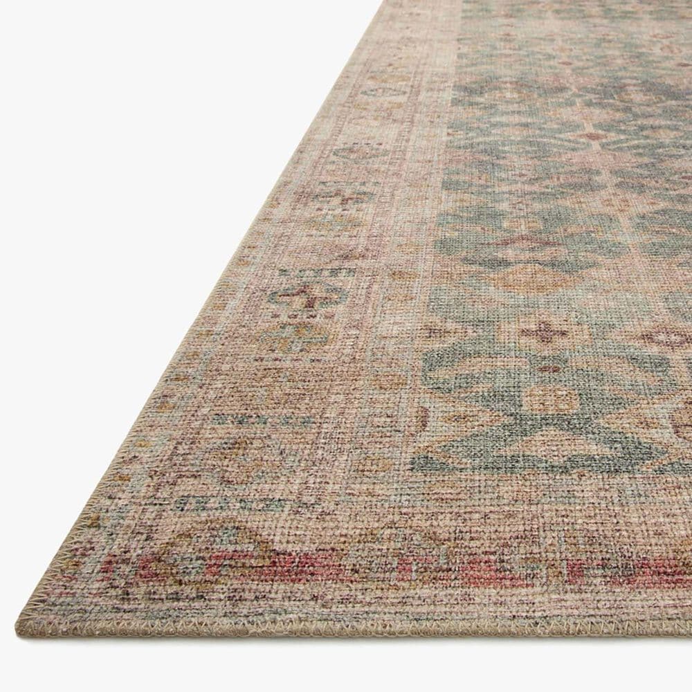 Angela Rose Aubrey 2&#39; x 5&#39; Aqua and Sand Runner, , large