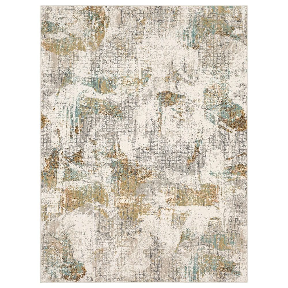 Karastan Epiphany Merce 8' x 10' Alabaster Area Rug, , large