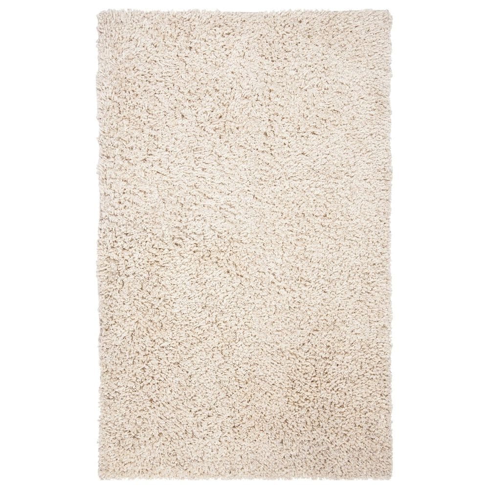 Safavieh Sheep Shag SSG212A 5" x 8" Ivory Area Rug, , large