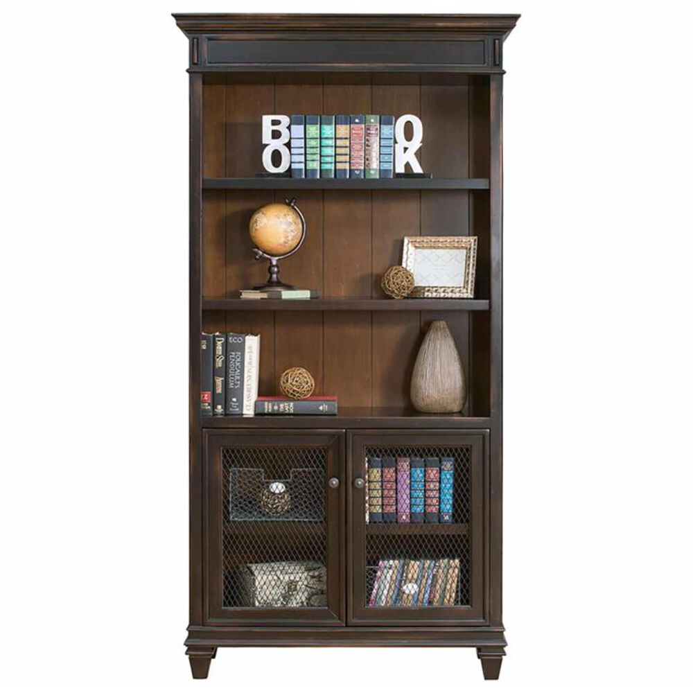 Wycliff Bay Hartford 78&quot; Lower Door Bookcase in Black, , large
