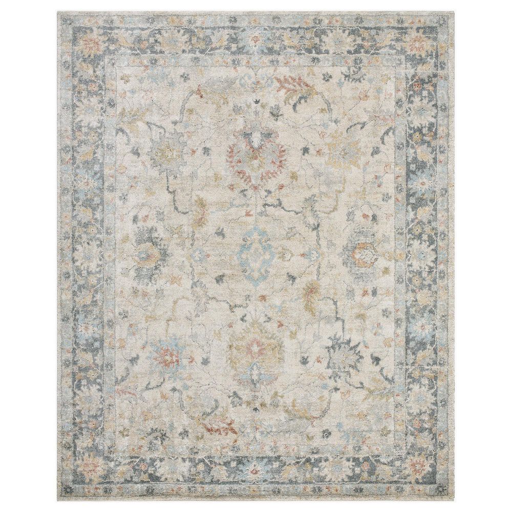 Surya Avellino 2" x 2"11" Light Beige, Gray, Tan, Pale Blue, Deep Teal, Rose and Light Olive Area Rug, , large