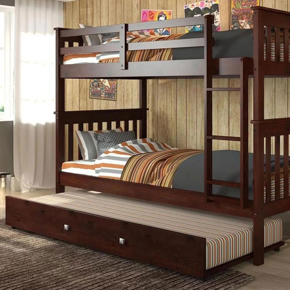 Forest Grove Twin Roll Out Trundle in Dark Cappuccino, , large