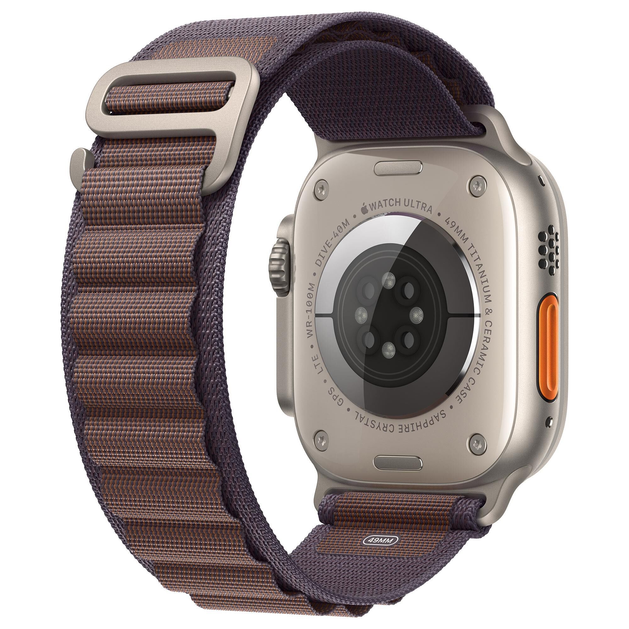 Apple Watch Ultra 2 GPS Cellular 49mm Titanium Case with Indigo Alpine Loop Medium Shop NFM
