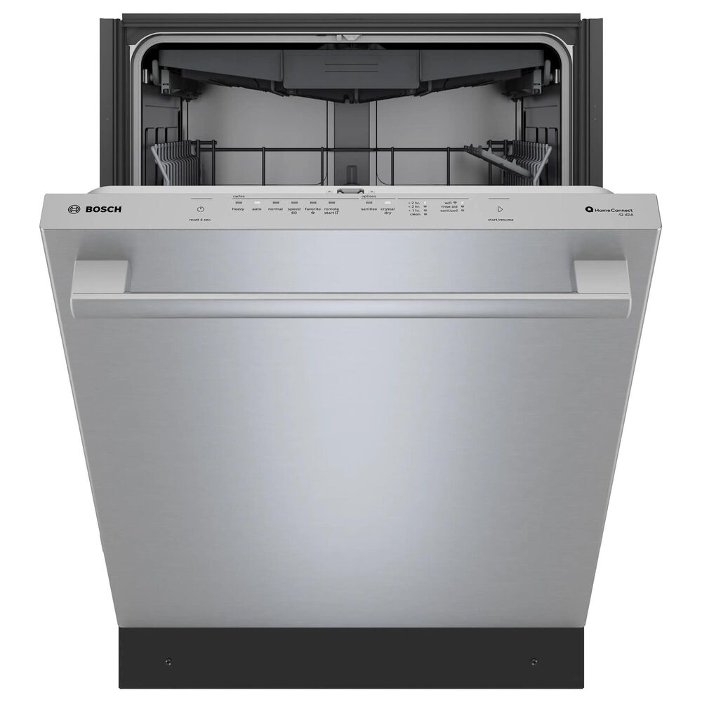 Bosch 800 Series 24&quot; Built-In Smart Dishwasher with Bar Handle in Stainless Steel, , large