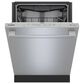 Bosch 800 Series 24" Built-In Smart Dishwasher with Bar Handle in Stainless Steel, , large
