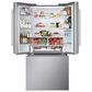 LG 25.1 Cu. Ft. 3-Door French Door Refrigerator in Stainless Steel, , large