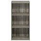 HOMLUX 3-Tier Open Shelf Bookcase in French Oak, , large
