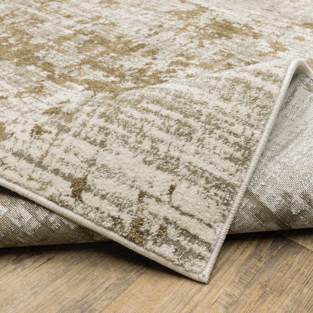 Oriental Weavers Venice Trento 2&#39;3&quot; x 7&#39;6&quot; Beige and Gold Runner, , large