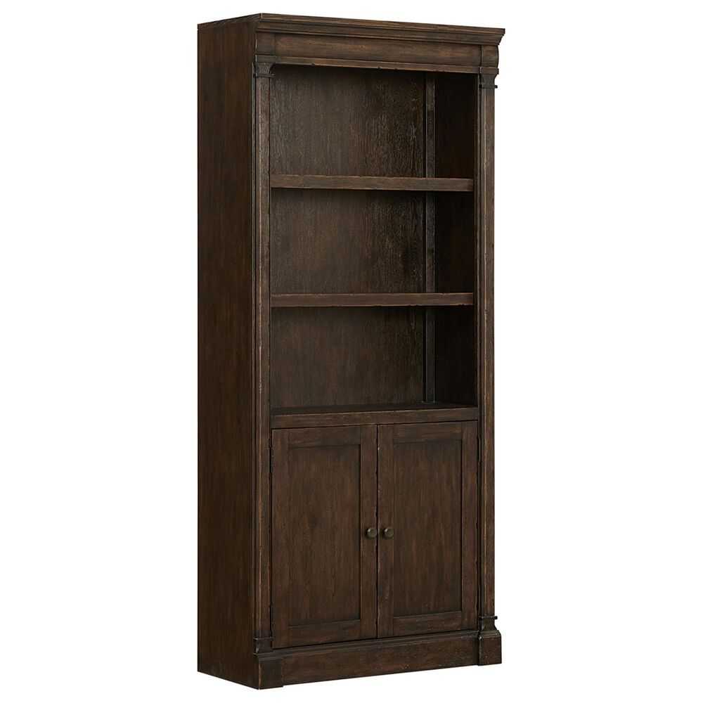 Riva Ridge Jackson 2-Door Bookcase in Turkish Coffee, , large
