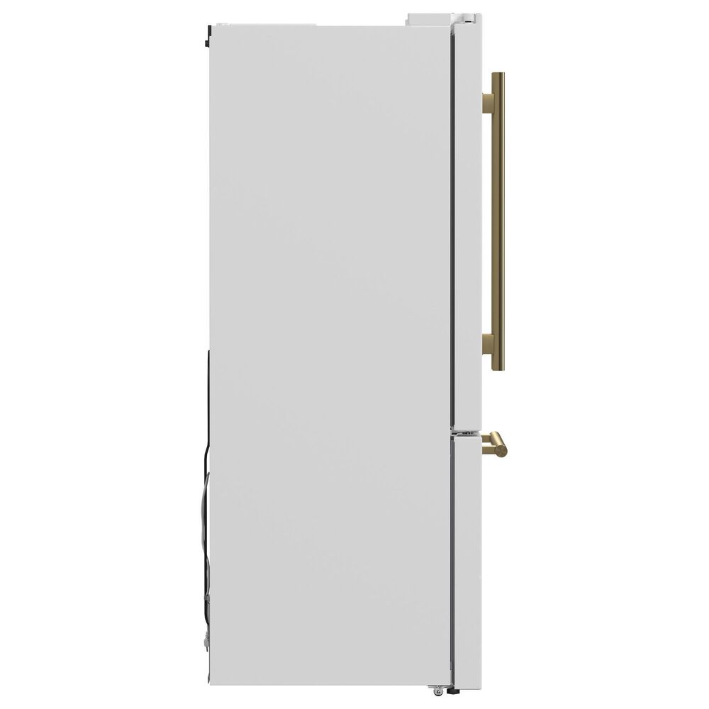 Forno Gallipoli 17.5 Cu. Ft. French Door Refrigerator with Bottom Freezer in White, , large