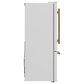 Forno Gallipoli 17.5 Cu. Ft. French Door Refrigerator with Bottom Freezer in White, , large