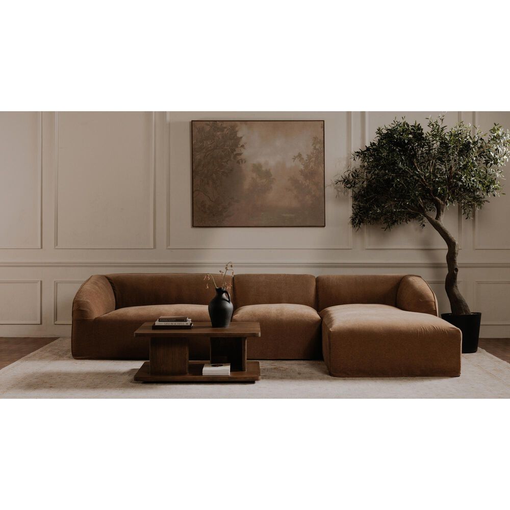 Moe's Home Collection Casey Small Coffee Table in Dark Brown, , large