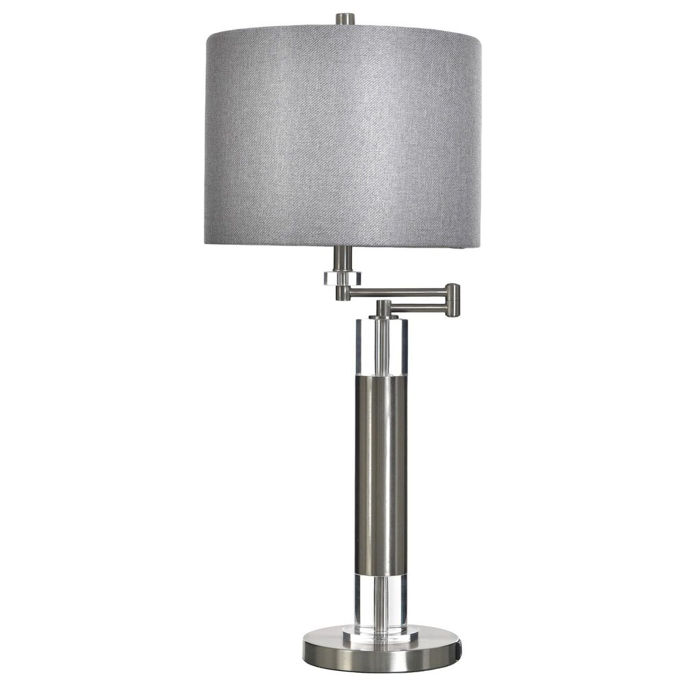 Stylecraft Lamps Table Lamp in Brushed Steel, , large
