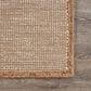 L&R Resources Natural Fiber 03385 Natural 7"9" x 9"9" Area Rug, , large