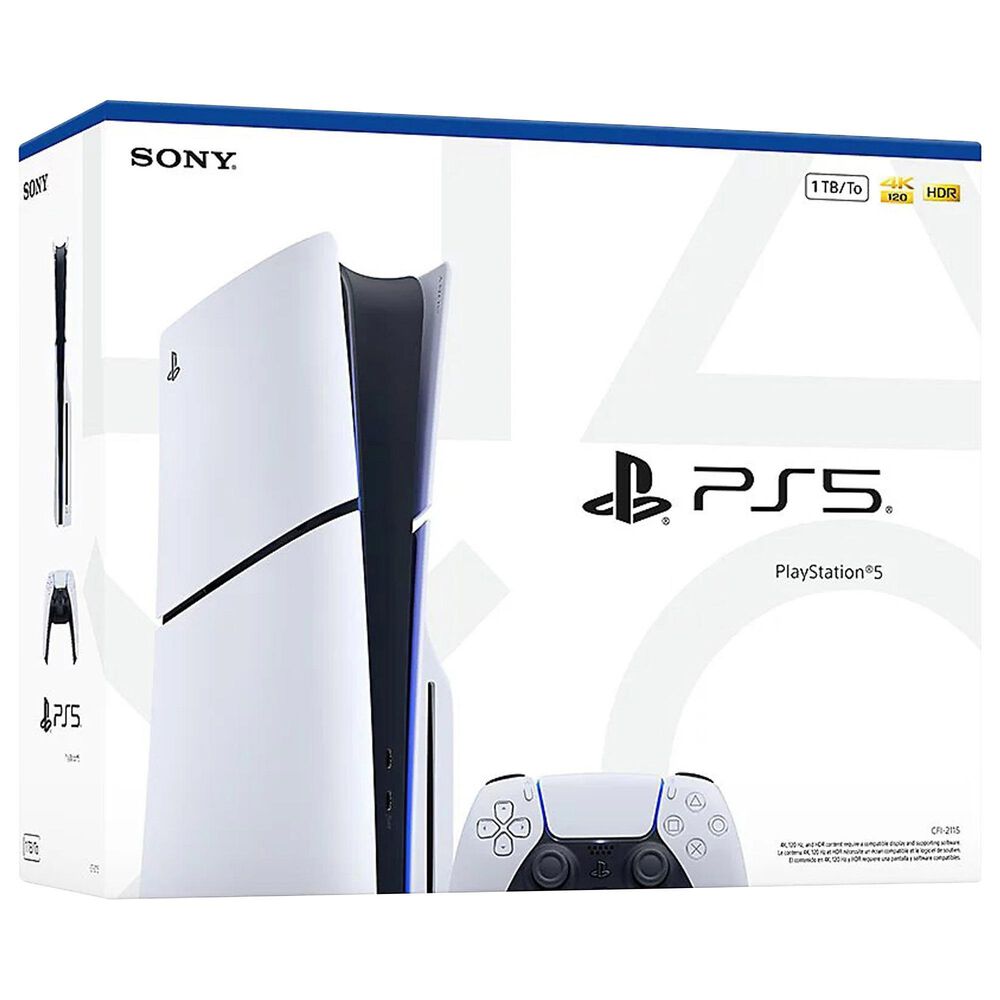 Sony PlayStation 5 Console 1 TB in White, , large