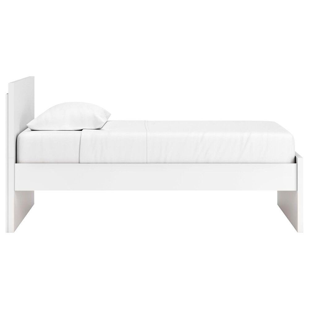 Ashley Onita Twin Platform Bed in White, , large