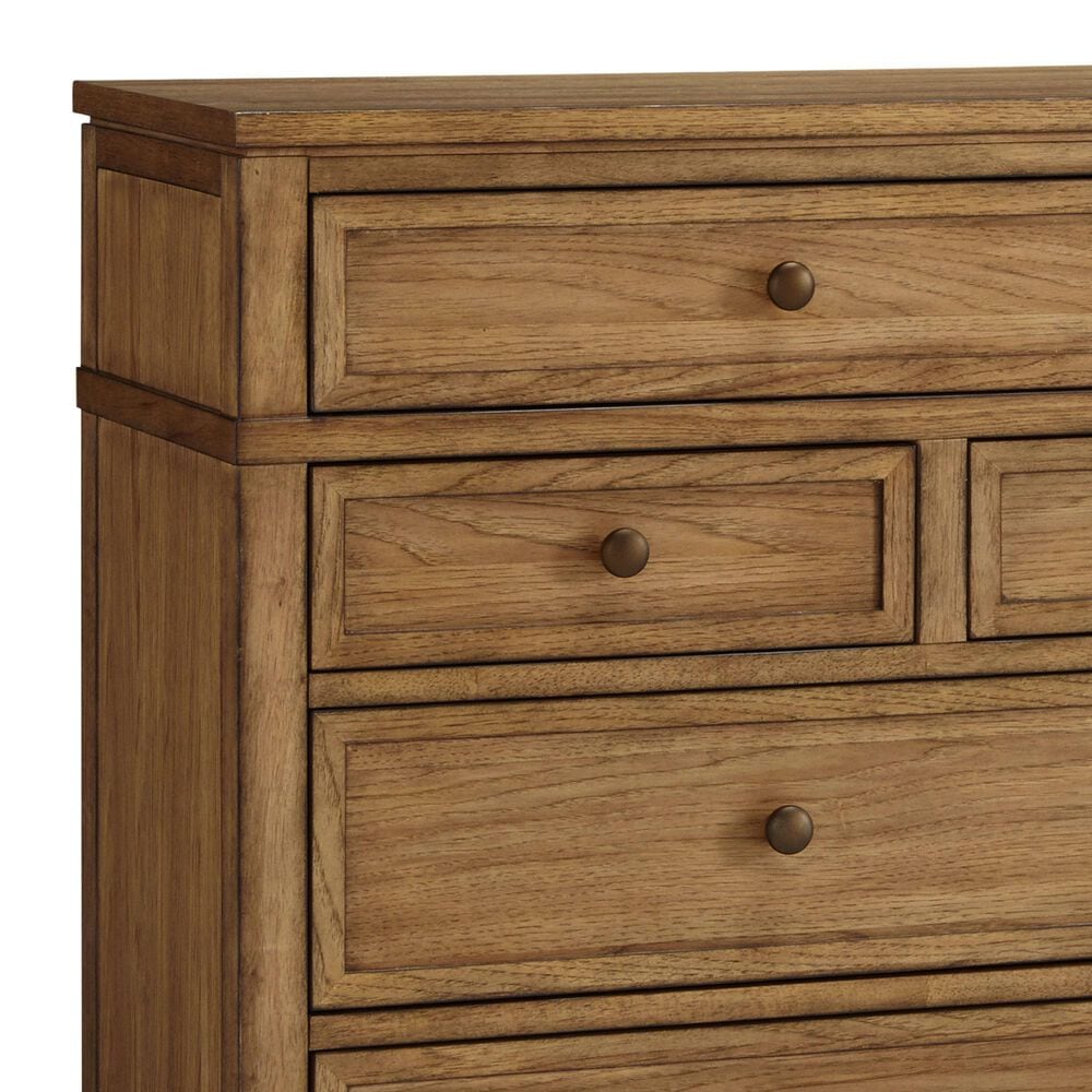 Ashley Sharlance 3-Piece King Panel Bedroom Set in Light Brown, , large