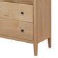 Fleming Furniture Co. Elegance 6 Drawer Dresser in Natural Finish, , large