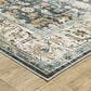 Oriental Weavers Charleston Distressed CHA05 7"6" x 10" Blue Area Rug, , large