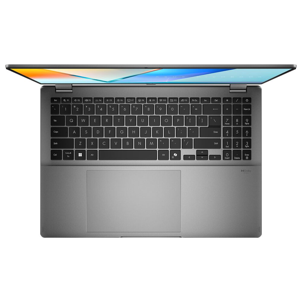 ASUS Vivobook 16 Flip Copilot+ PC 16" Touchscreen 2-In-1 Laptop | Intel Core Ultra 7 355 - 32GB RAM - Intel Graphics - 1TB SSD in Matte Gray, , large