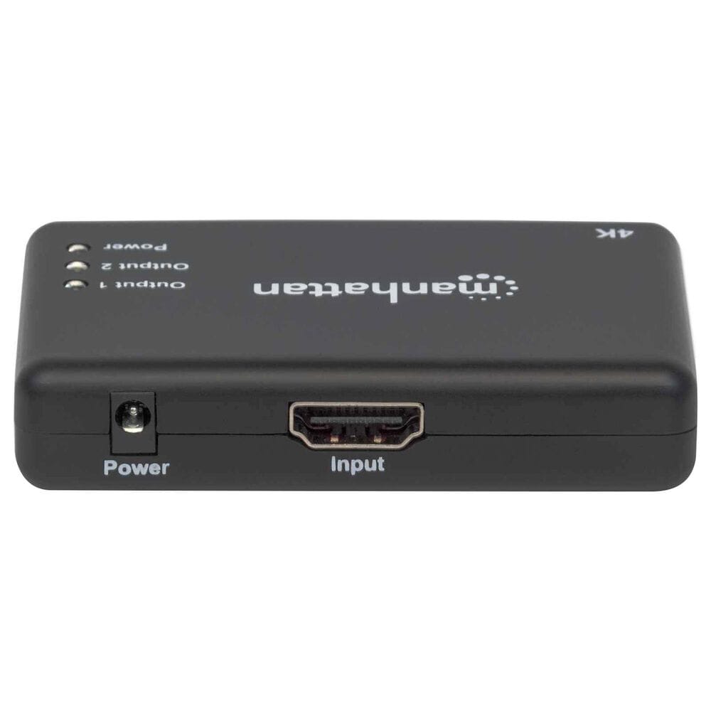 Manhattan 4K 2-Port HDMI Splitter with 4K 30Hz in Black, , large