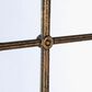 A&B Home Arched Wall Mirror in Black and Gold, , large
