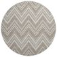 Dalyn Rug Company The Reserve TR17 Khaki 8" Round Indoor/Outdoor Area Rug, , large