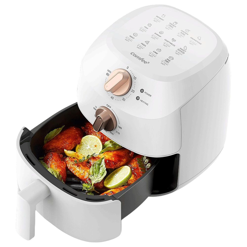Midea 2.1 Quart Compact Air Fryer in White, , large