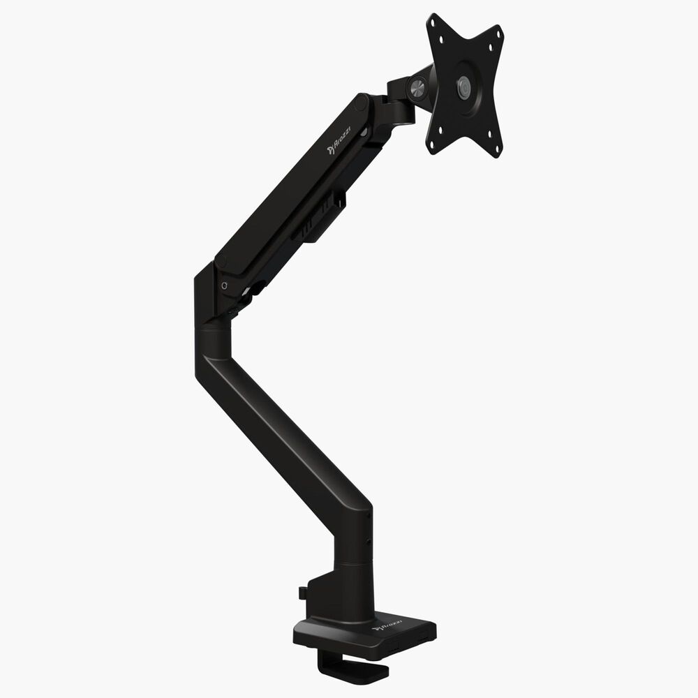 Arozzi Alzare Neo Single Gas Spring Monitor Arm in Black, , large