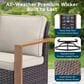 Sunwell Garden 6-Piece Patio Fire Pit Set in Beige, , large
