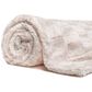 Chanasaya Home 50" x 65" Deco Faux Fur Throw Blanket in Creme, , large