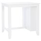 Linon Home Decor Mayfair Counter Height Space Saving Table in White - Table Only, , large