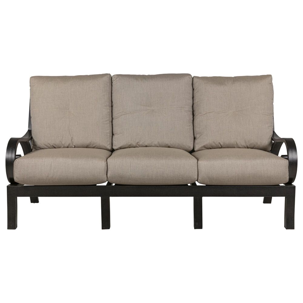 Crown Garden Emerald Patio Sofa in Cast Ash, , large