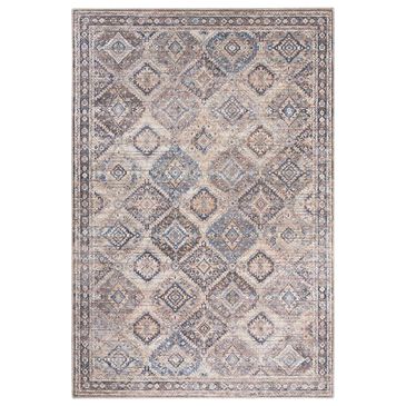 57 Grand by Nicole Curtis Series 1 4" x 6" Ivory, Grey and Latte Brown Area Rug, , large