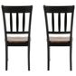 Ashley Owingsville Dining Side Chair in Black and Brown (Set of 2), , large