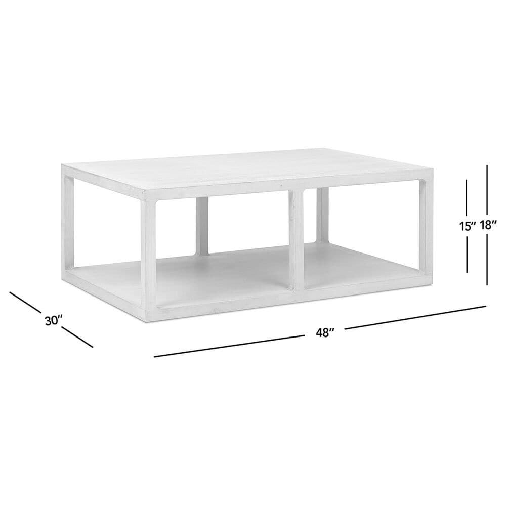 Jennifer Taylor Home Ellis Coffee Table in Light Natural Cerused, , large