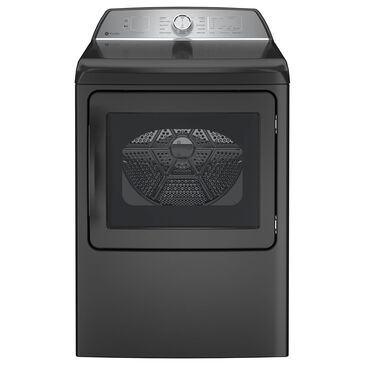GE Profile 7.4 Cu. Ft. Gas Dryer with Sanitize Cycle and Sensor Dry in Diamond Gray, , large