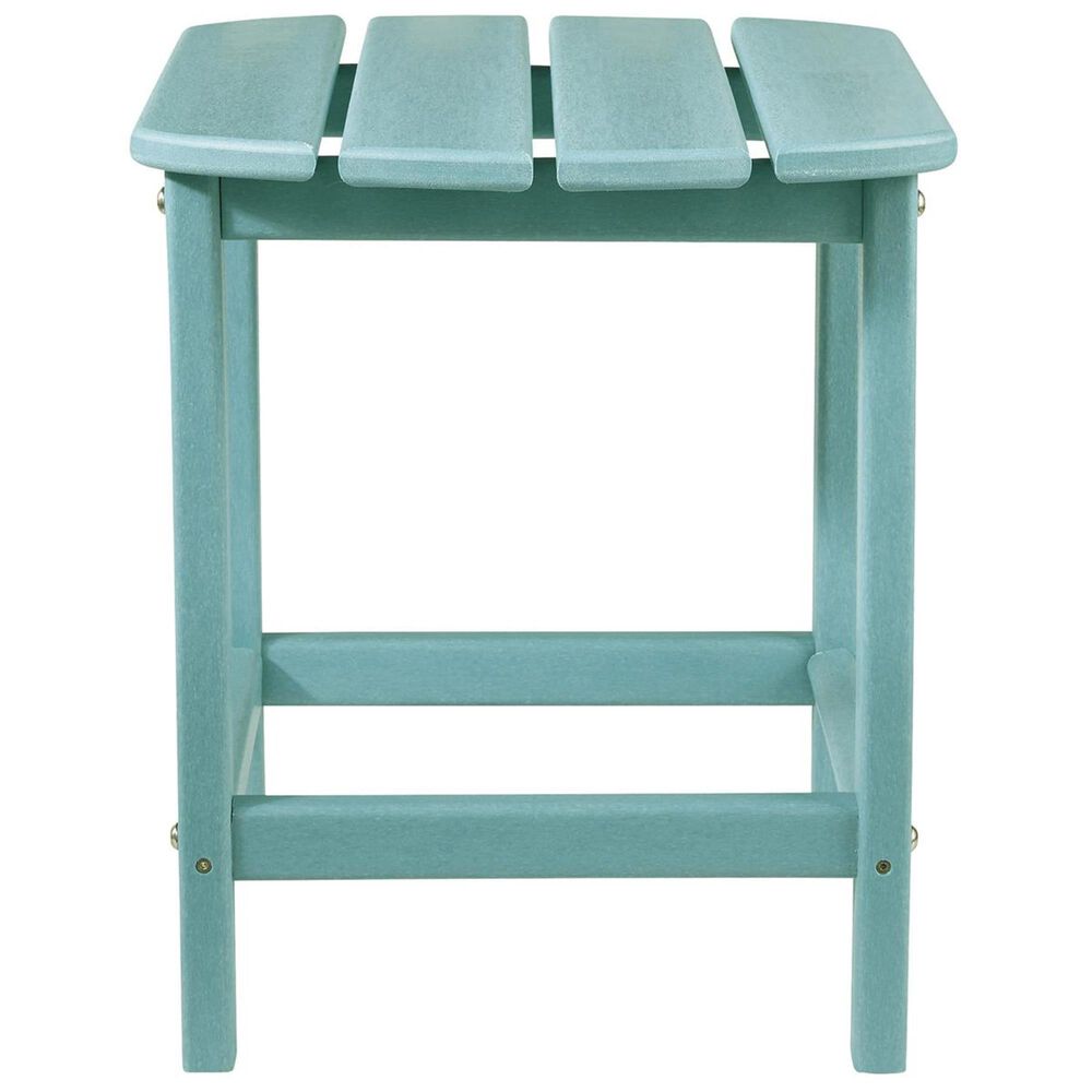 Ashley Sundown Treasure Rectangular End Table in Turquoise, , large
