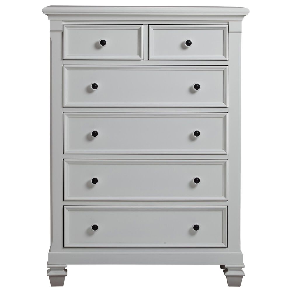 Baby Cache Glendale 6-Drawer Chest in Pure White, , large