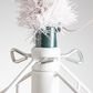 The Gerson Company 7.5" Pre-Lit Tinsel Artificial Christmas Tree in White, , large