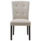 Mayberry Hill Lexi 5-Piece Rectangular Dining Set in Espresso and White, , large