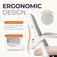 HOMLUX Swivel Ergonomic Office Chair with Flip Up Arms in Beige, , large