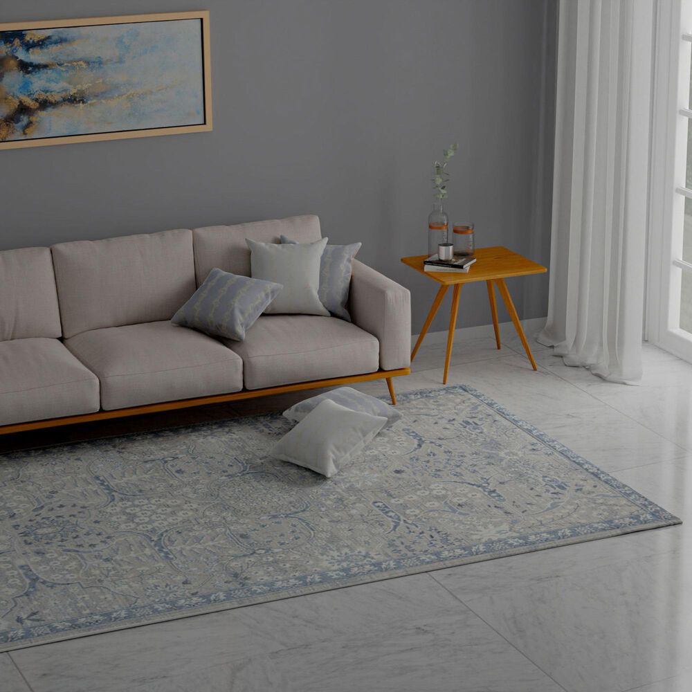 RIZZY Couture Gray 4' x 6' Area Rug, , large
