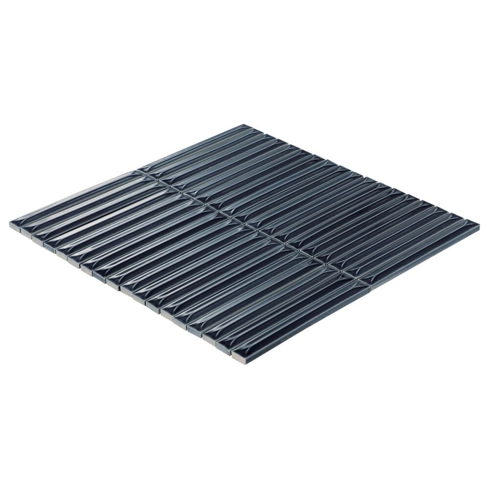 Dal-Tile Artefino Vintage Angelite 2" Floret on 12" x 12" Porcelain Mosaic Sheet, , large