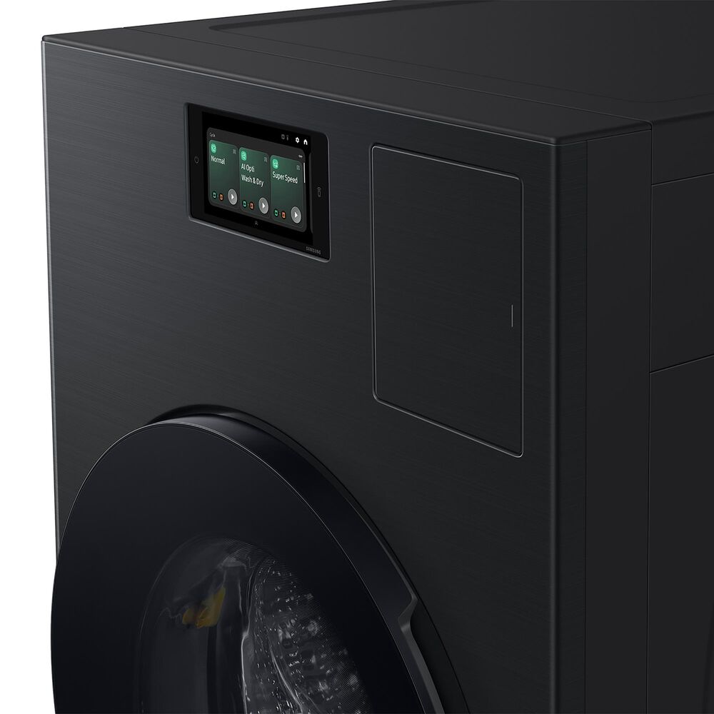 Samsung Bespoke 5.3 Cu. Ft. All-in-One Ultra Washer with AI Laundry Ventless Heat Pump Dryer Combo in Brushed Black, , large