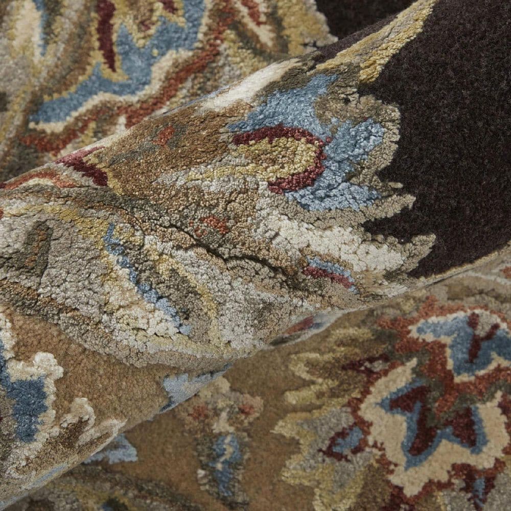 Feizy Prescott 5&#39; x 8&#39; Brown and Beige Area Rug, , large