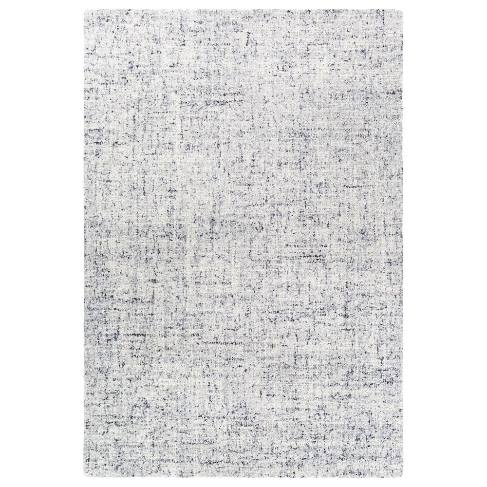 Surya Lucca 5" x 7"6" Gray, Black and Cream Area Rug, , large