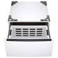 LG Front Load Washer and Electric Dryer with Pedestal in White, , large