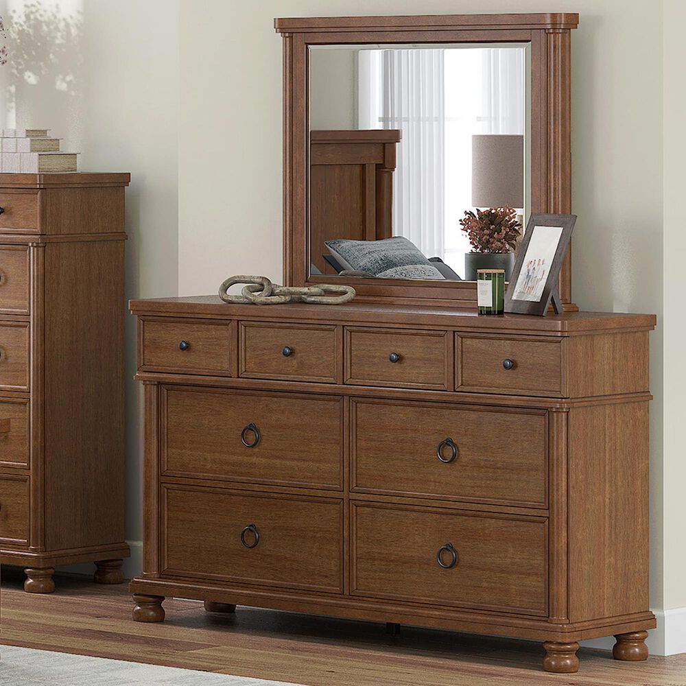 Ashley Rowlenstown Dresser and Mirror in Brown, , large
